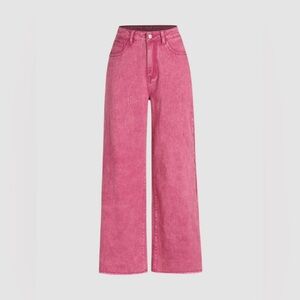Pink Cider wide leg jeans